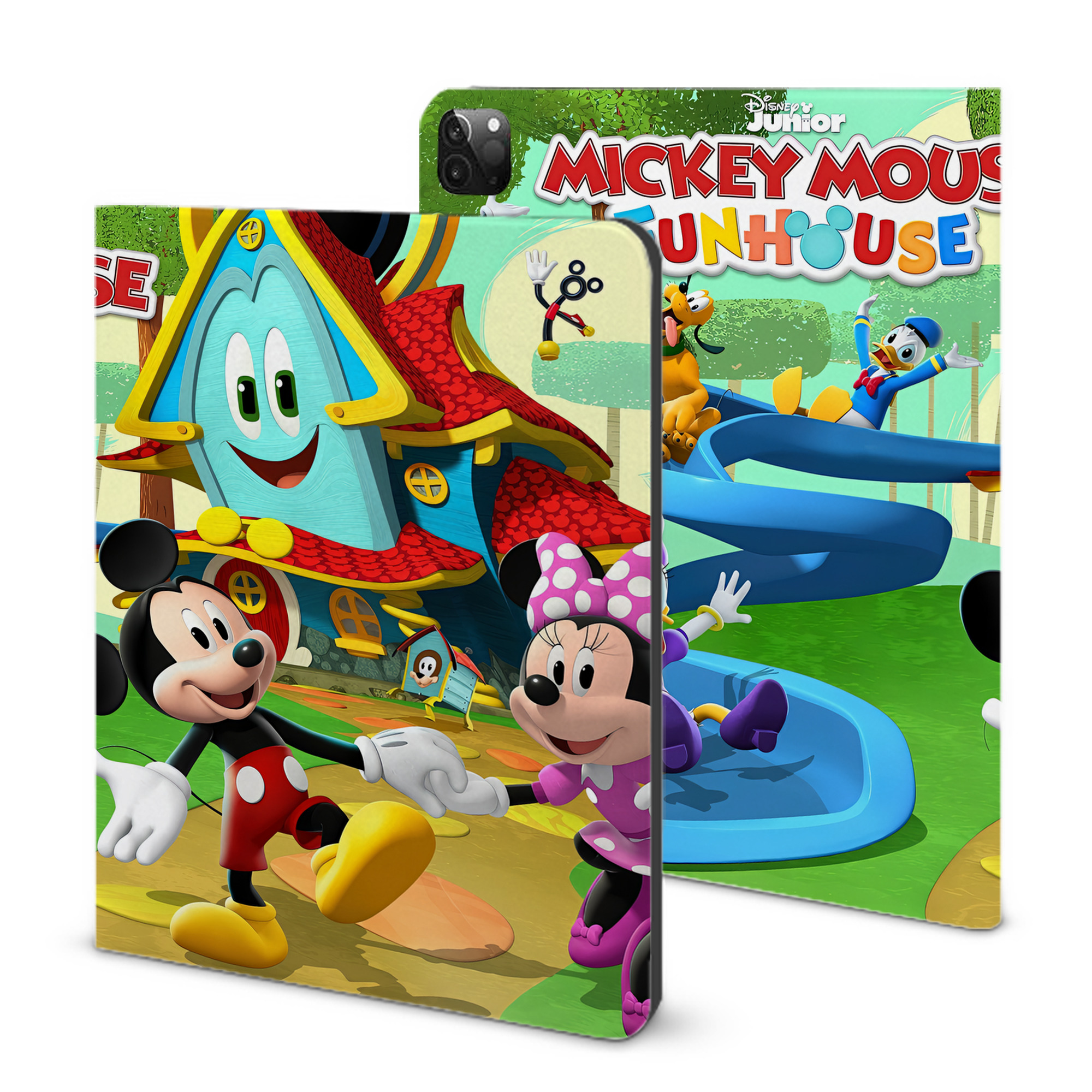 （画像用） ミッキーマウス Mickey Mouse IPadケース ペンホルダー付き ブックスタイルデザイン